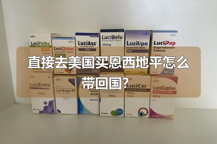 直接去美国买恩西地平怎么带回国？